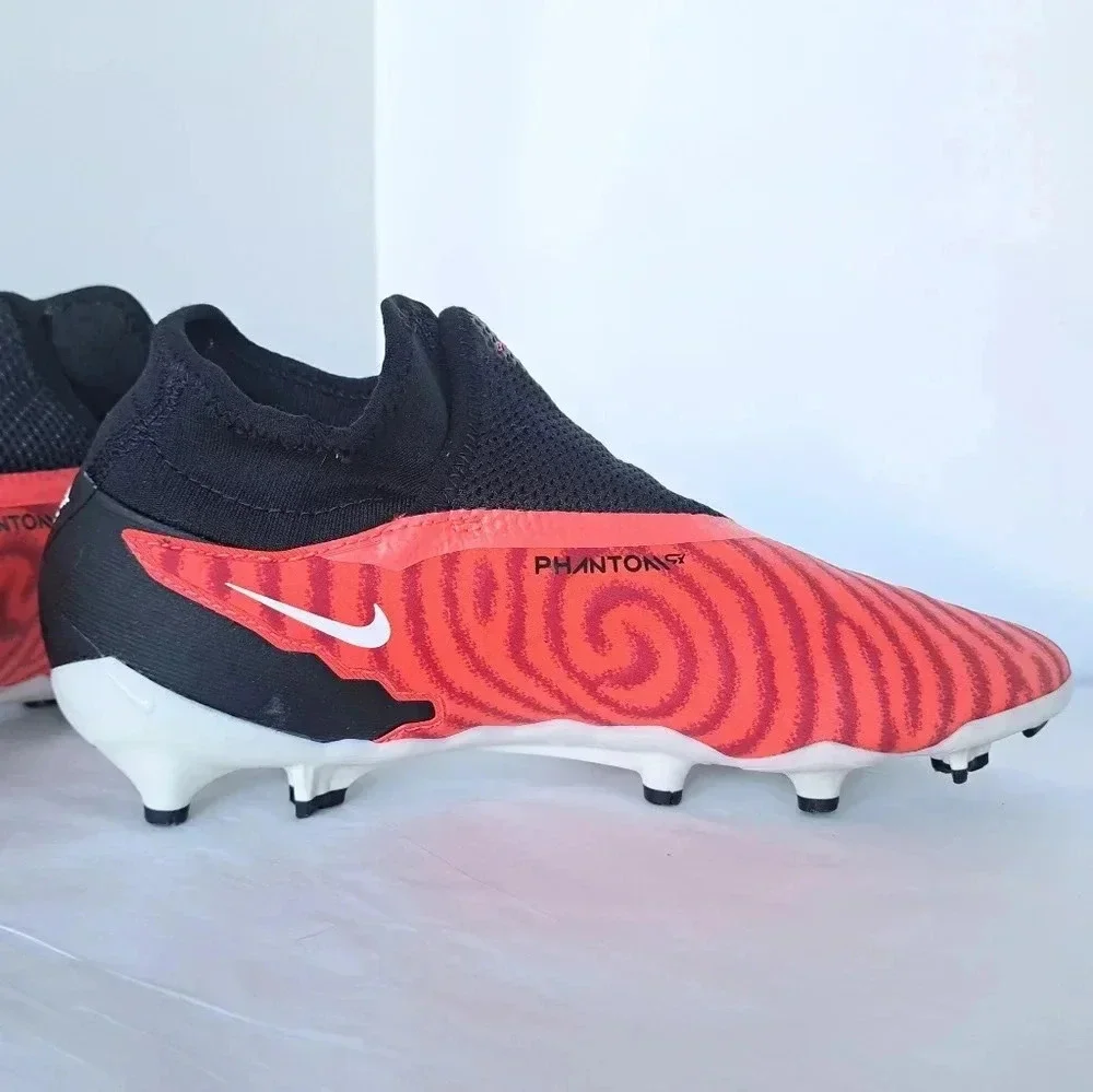 Nike Phantom GX Pro Firm Ground Soccer Cleats Bright Crimson/Black Size 5.5/23cm - Picture 6 of 8